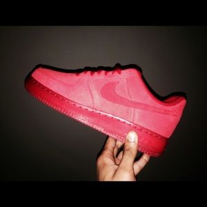 Red Suede AF-1  sz 11 VNDS