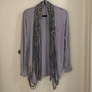 Flyaway Cardigan in Grey