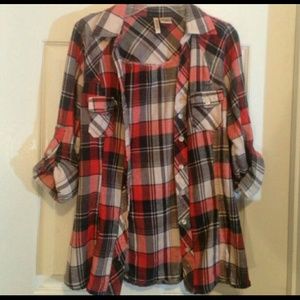 Passport flannel girls shirt