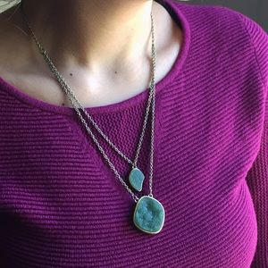 Beautiful Raw Crystal Necklace!