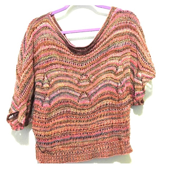 Rainbow loose blouse