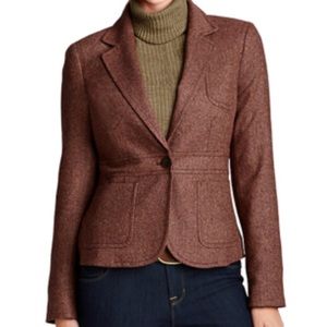🍂 NWOT Lands End Blazer Italian Wool Blend