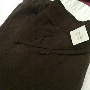 Soft brown capri sweats