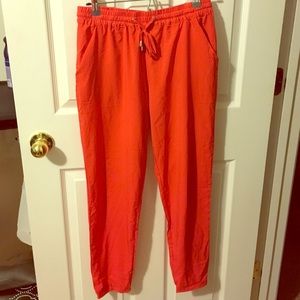 Red Joggers