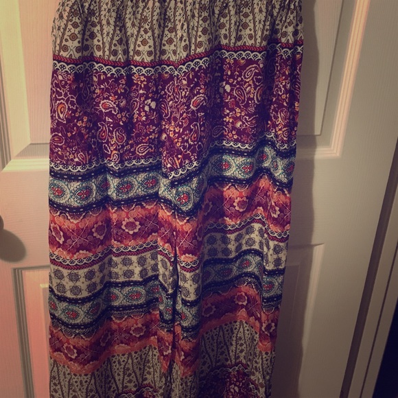 Wide-legged Printed Pants