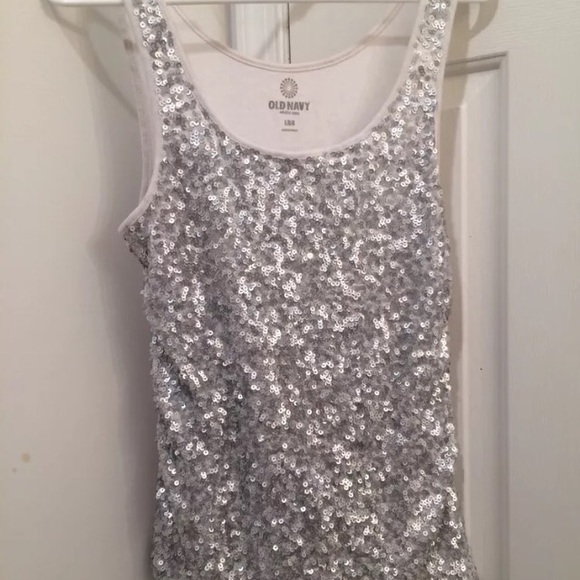 Old Navy Sequined Tank Top