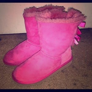 Pink ugg boot