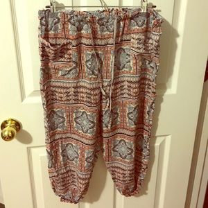 Paisley Printed Joggers