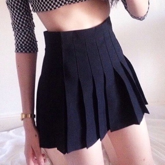 AA Black Tennis Skirt