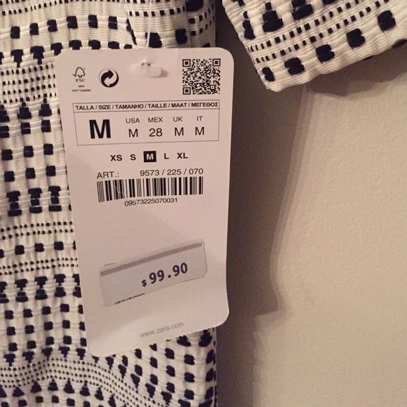 NWT Zara basic elbow sleeve dress - Picture 3 of 4