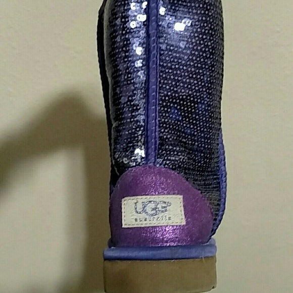 Authentic Purple Sequin Uggs Size 6