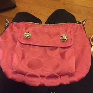 Coach Signature cross body bag