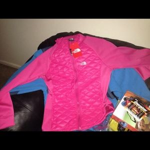 Pink north face