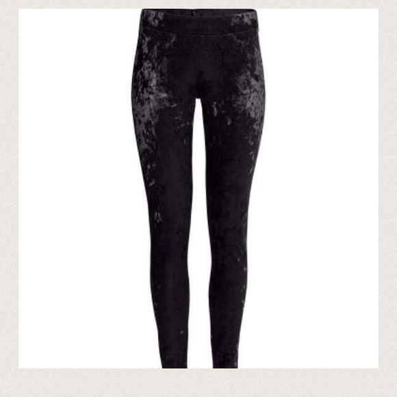 Velvet leggings