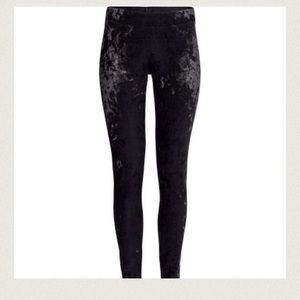 Velvet leggings