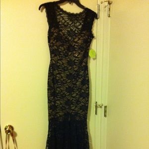 Fitted black formal/prom dress