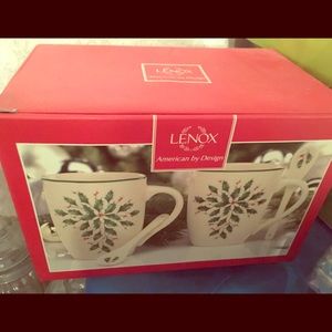 Lenox holiday mugs