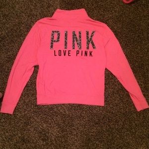 Pink Cheetah Half-Zip Tunic