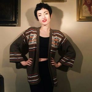 Vintage Open Southwestern Cardigan