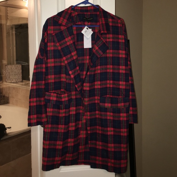 SOLD— Plaid cardigan - Picture 3 of 3