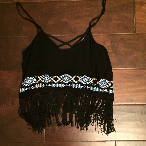 Boho fringe top - Picture 1 of 2