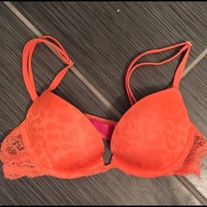 Orange Push Up Bra!