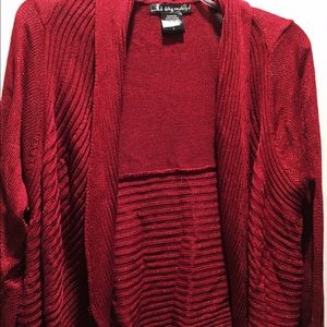 Pretty red holiday sweater