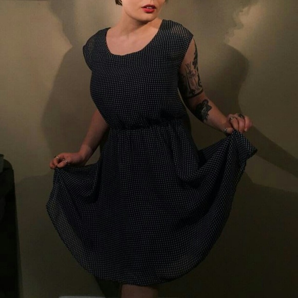 Gingham and Polka Dot Tea Dress