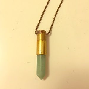 Stone Bullet Necklace