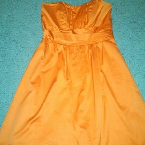 Short orange dress