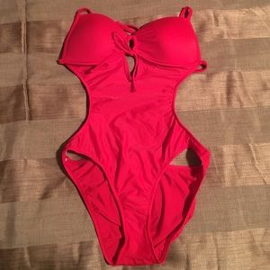 Sexy Red Monokini Swimsuit