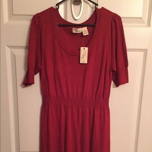 Burnt Orange Sweater Dress XL