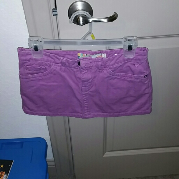 Roxy magenta Jean skirt