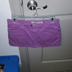 Roxy magenta Jean skirt