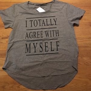 I totally agree with myself