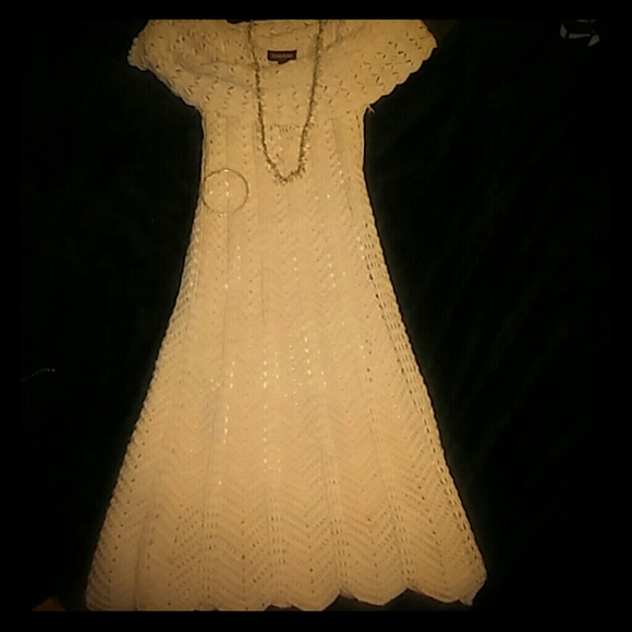 Sweetheart sweater peach/pink sweater dress