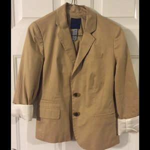 Khaki JCrew Blazer- Size 4