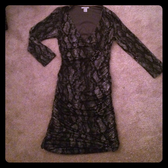 H&M Snakeskin Dress - Picture 1 of 4
