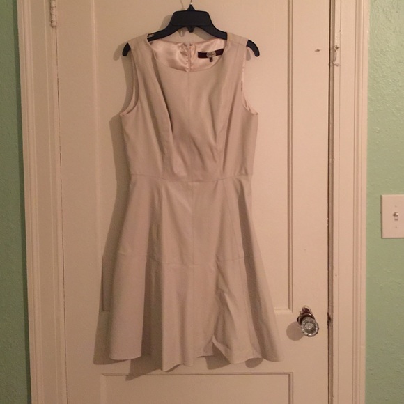 Faux Leather Swing Dress