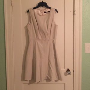 Faux Leather Swing Dress