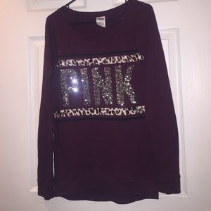 Cheetah/silver sequins. Love this baggy shirt!