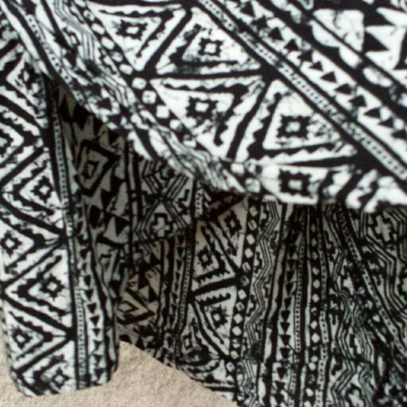 Tribal Print Tulip Soft Shorts - Picture 2 of 4