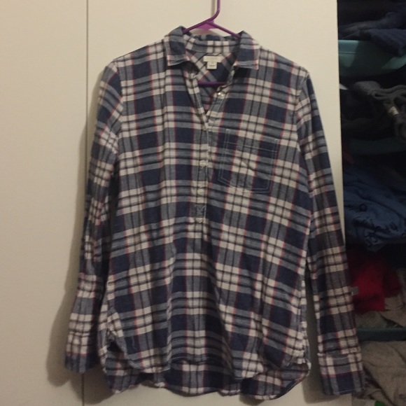 Plaid button down