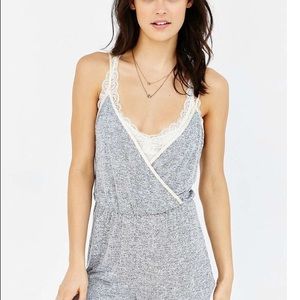 Urban Outfitters grey comfy cute romper