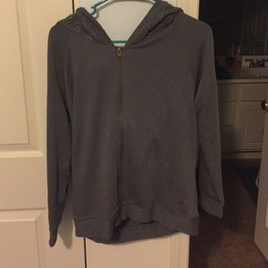 Dark grey zip up jacket