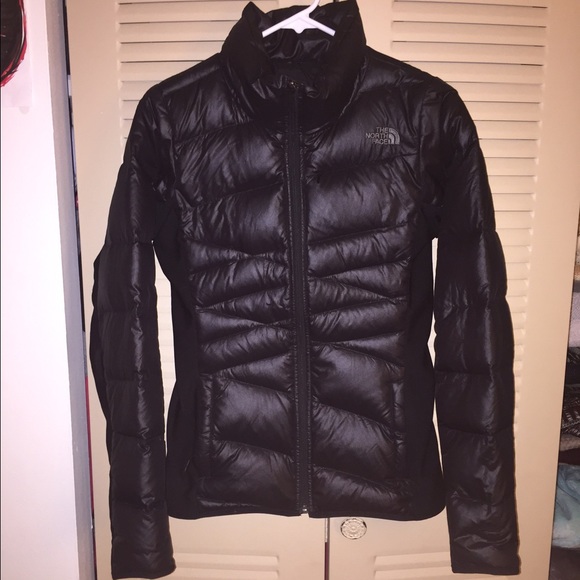 Women's Black North Face Winter Coat.