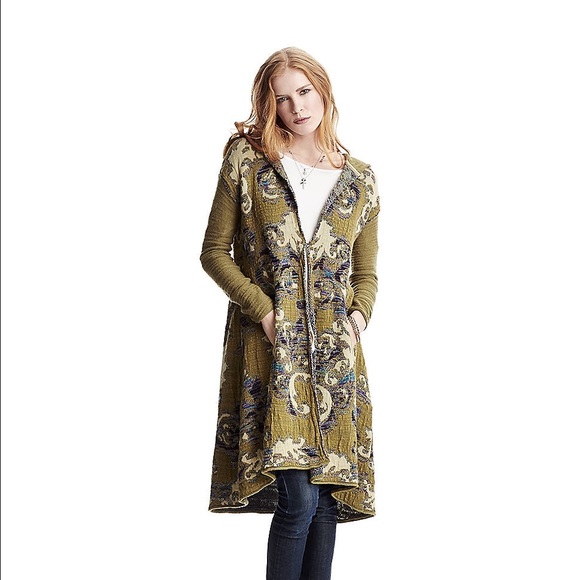 Free People Hooded Cardigan