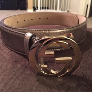 🚫SOLD🚫 Gucci Women's Metallic Belt SZ  36