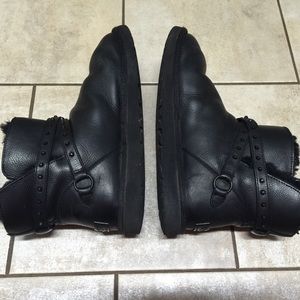 79 off ugg shoes women emerson boot size 11 black leather poshmark ugg size 11 womens