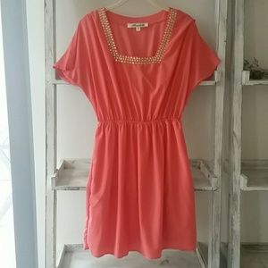 Coral dress
